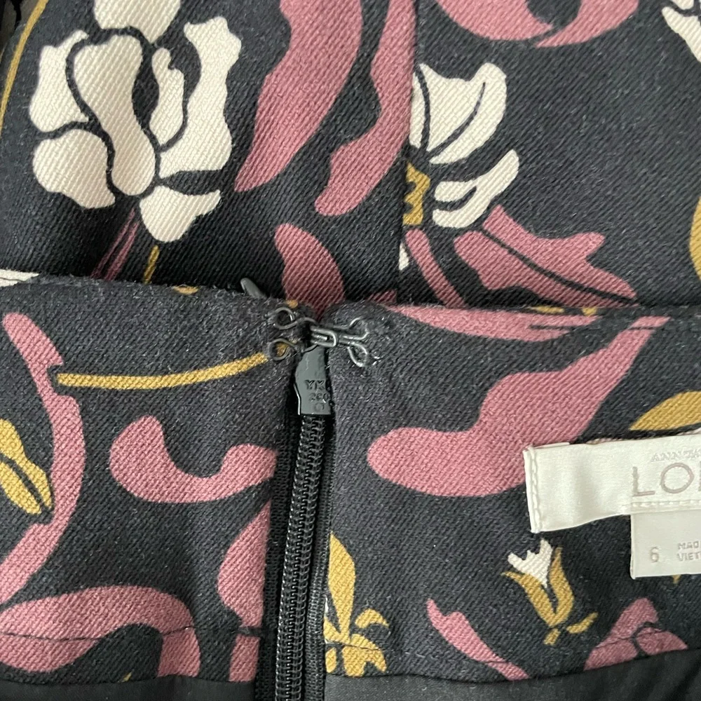 LOFT floral skirt